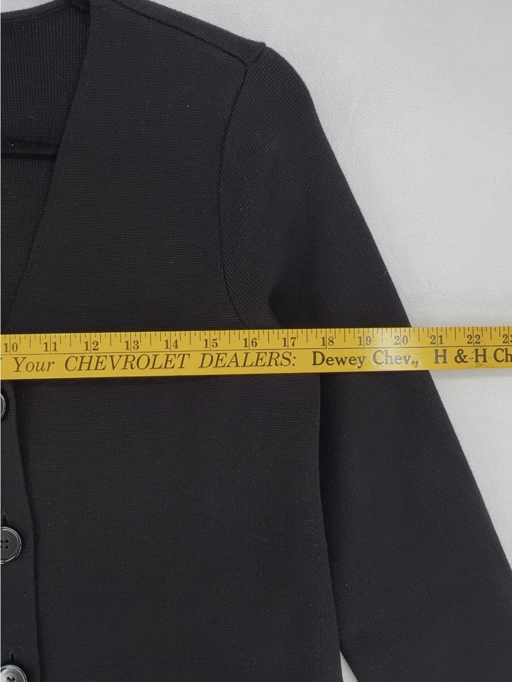kate spade Scalloped Sweater Blazer black size xs/s - Picture 7 of 8